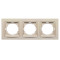 Рамка тройная универсальная NILSON Thor крем 27120093
