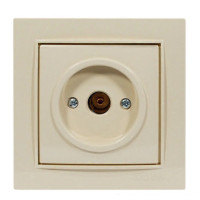 Розетка концевая телевизионная NILSON Thor крем 27121029