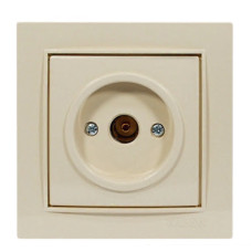 Розетка концевая телевизионная NILSON Thor крем 27121029