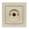 Розетка концевая телевизионная NILSON Thor крем 27121029