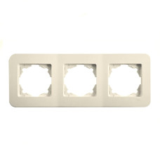Рамка тройная VIKO Rollina крем 90481053