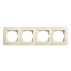 Рамка четверная VIKO Rollina крем 90481054
