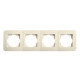 Рамка четверная VIKO Rollina крем 90481054