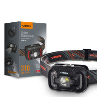 Ліхтарик налобний світодіодний VIDEX 310Lm 5000K (VLF-H025C)