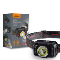 Ліхтарик налобний світодіодний VIDEX 410Lm 5000K (VLF-H035C)