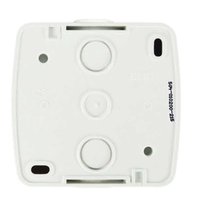 Розетка El-BI Alsu одинарна б/з накладна біла IP20 (504-010200-215)