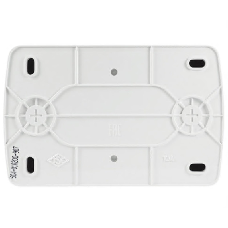 Розетка El-BI Alsu двойная с/з накладная белая IP20 (504-010200-907)