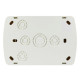 Розетка накладна двомісна з/з LEZARD Demet біла IP20 711-0200-127