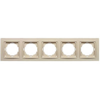 Рамка п'ятірна універсальна Nilson Thor крем 27120095