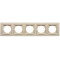 Рамка пятерная универсальная NILSON Thor крем 27120095