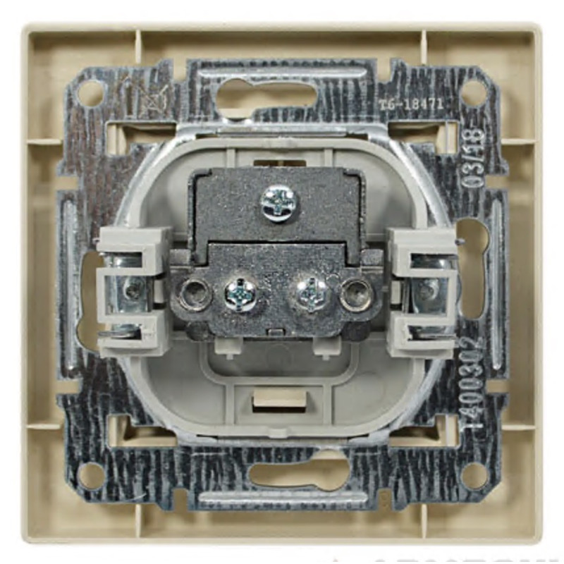 Розетка проходная телевизионная SCHNEIDER Asfora слоновая кость EPH3200323
