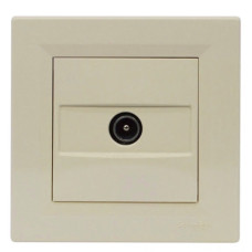 Розетка проходная телевизионная SCHNEIDER Asfora слоновая кость EPH3200323