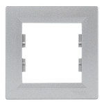Рамка одинарная SCHNEIDER Asfora алюминий EPH5800161
