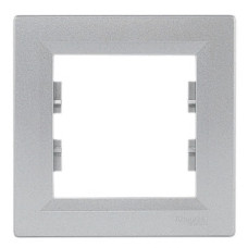 Рамка одинарная SCHNEIDER Asfora алюминий EPH5800161