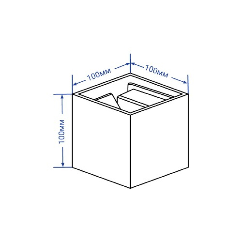 Архитектурный светильник FERON DH012 2х3W белый 11871