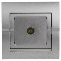 Розетка ТВ конечная LEZARD Deriy графит 702-2929-130