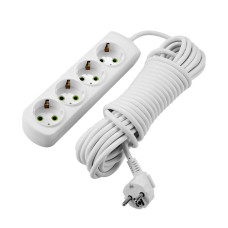 Удлинитель LEZARD 4 входа 5м с заземлением Letitia 721-0405-401