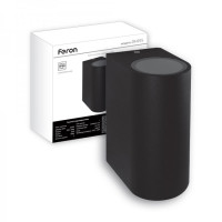Архитектурный светильник FERON DH015 2хGU10 черный 11883