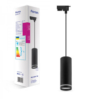 Подвесной трековый светильник Feron ML328-TR, черный 01939