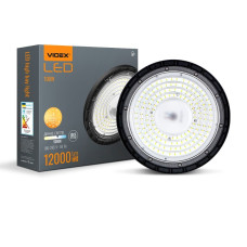 LED світильник висотний ХайБей VIDEX 100W 5000K 12000Lm 220V чорний (VL-HBe03-1005B)