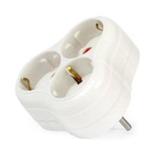 Тройник EL-BI с заземлением DELTA (48шт) (505-001000-813)