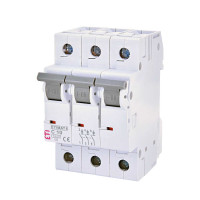 Автоматический выключатель ETI 3р C10 6кА ETIMAT6 ( 2145514 )