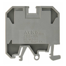 Клеммник JXB 16/35 серый ACKO ( A0130010005 )