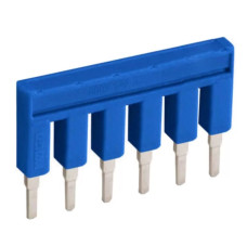 Клеммник на ДИН WAGO шинный перемычка 6 контактов, 25А 2002-406