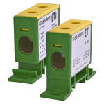 Клеммник на DIN-рейке ЭТИ 2х16-70 мм² желто-зеленый EDBS-50B ( 1102421 )