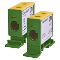 Клеммник на DIN-рейке ЭТИ 2х16-70 мм² желто-зеленый EDBS-50B ( 1102421 )