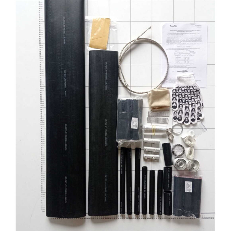 Муфта з'єднувальна 10кВ БПІ 3х(25-50) СТп-7 з гільзами Termofit