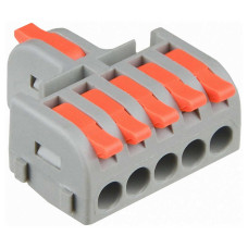 Клемма быстрого монтажа 1x5х2,5 мм² проходная DB-15 ACKO ( A0130010127 )