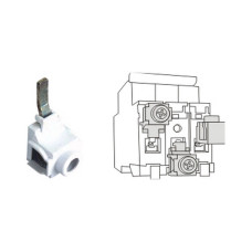 Адаптер подключения проводов 6-25мм2 80А PIN для мод.автом ПФ (боковое. подключ.)