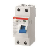Вимикач диференціального струму (ПЗВ) ABB 2Р 16А 10мА АС ( 2CSF202001R0160 )