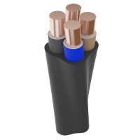 Кабель медный ЗЗКМ ВВГнгд 4х16 мм² черный круглый негорючий 706464