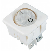 Переключатель АСКО-УКРЕМ KCD2-10-201 W/W 1-клавишный белый A0140040125