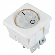 Переключатель АСКО-УКРЕМ KCD2-10-201 W/W 1-клавишный белый A0140040125