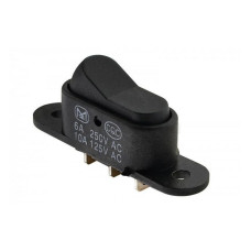 Переключатель АСКО-УКРЕМ KCD1-13-102 B/B 1-клавишный черный A0140040137