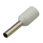 Кабельный наконечник АСКО-УКРЕМ трубчатый в изоляции HT 1,0-08 белый A0060010063 (100шт)