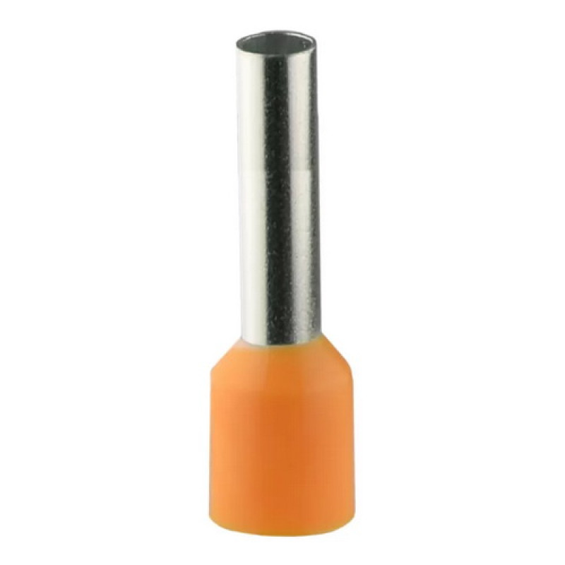 Кабельный наконечник АСКО-УКРЕМ трубчатый в изоляции HT 4,0-12 оранжевый A0060010029 (100шт)