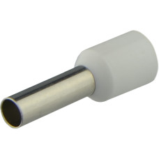 Кабельный наконечник АСКО-УКРЕМ трубчатый в изоляции HT 6,0-12 белый A0060010069 (100шт)