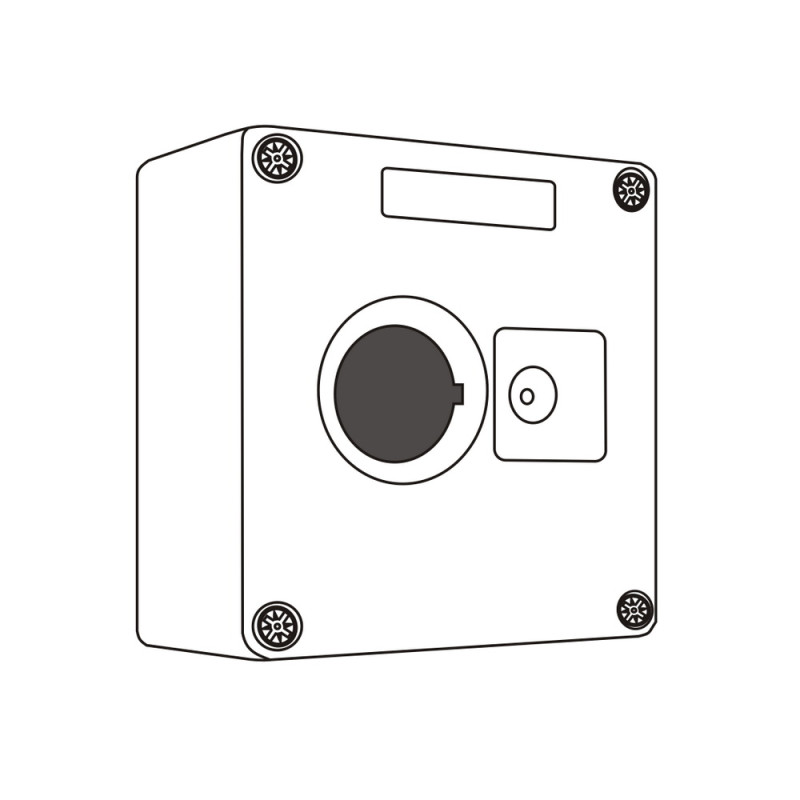 Корпус кнопочного поста BoxP2-1 IP54 Промфактор (BoxP2-1)