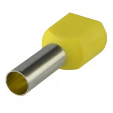 Кабельный наконечник АСКО-УКРЕМ трубчатый в изоляции TE 6,0-14 желтый (100шт) A0060120011