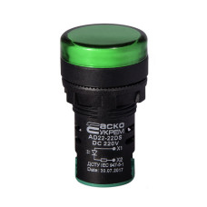 Светосигнальная арматура AD22-22DS 220V DC зеленая Аско ( A0140030082 )