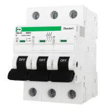 Автоматичний вимикач FB2-63 Standart 3P D 40А 6кА ПРОМФАКТОР FB2D3040