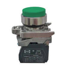 Кнопка Старт FPPCPBG 1NO зеленая без фиксации Промфактор (FP4-BL31)