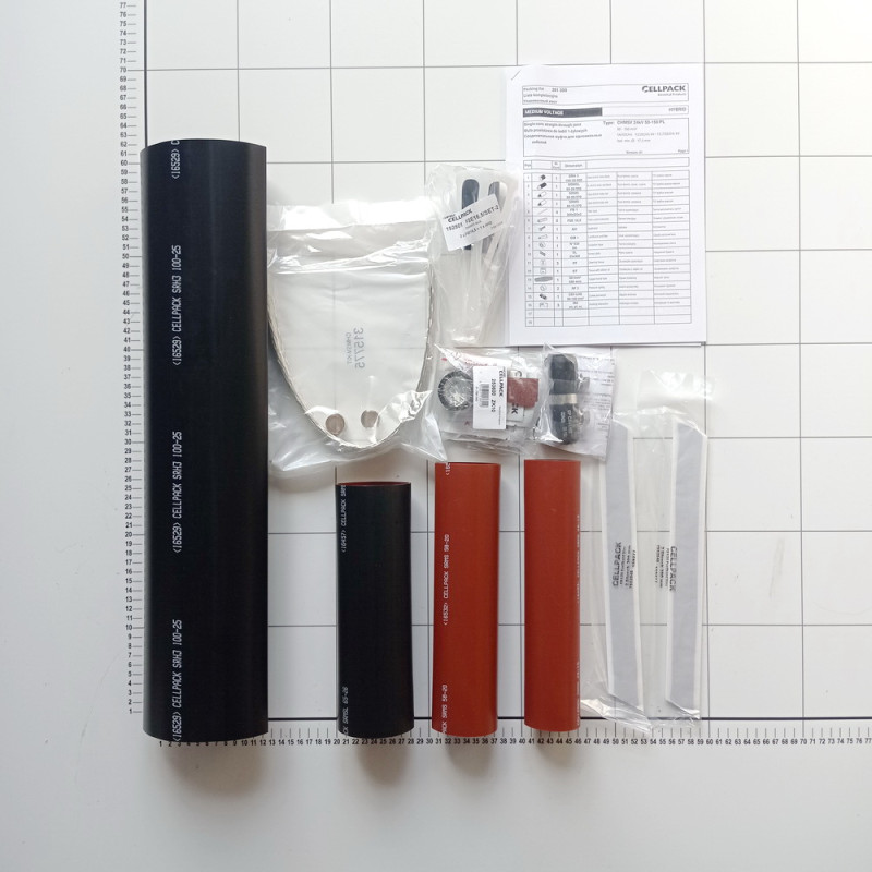 Муфта соединительная 24кВ СПЕ 1х(50-150) с гильзами CHMSV Cellpack ( 261300 )