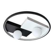 Светодиодный Smart светильник PICASSO-R VIOLUX 80W 3000-6000K 4400LM круг черный 220615