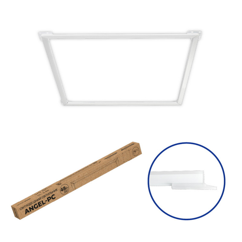 Светильник LED панель ANGEL-PC 48W 60х60 5000К IP20 Violux ( 350052 )