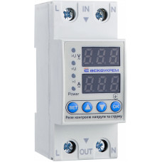 Реле контроля напряжения и тока RKV 2P 40A АСКО (A0010230001)